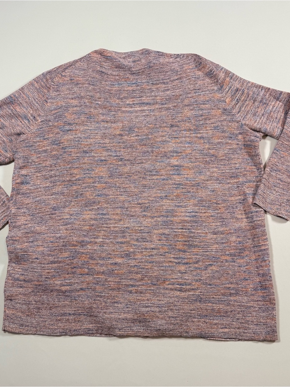 NWT Madewell Marled Summer Ryder Cardigan Sweater Multicolor Boho Coastal Size L - Picture 3 of 9